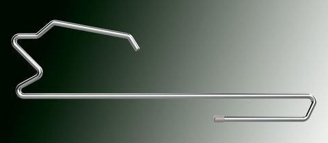Percha pantalonero Moncayo 53355G MOKA con goma