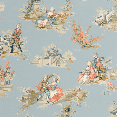 Papel pintado LES BELLES TOILES DE JOUY 2 BTJD201736515-PAPELHOGAR