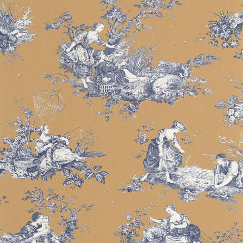 Papel pintado LES BELLES TOILES DE JOUY 2 BTJD87912606-PAPELHOGAR