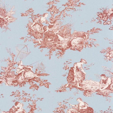 Papel pintado LES BELLES TOILES DE JOUY 2 BTJD87916808-PAPELHOGAR