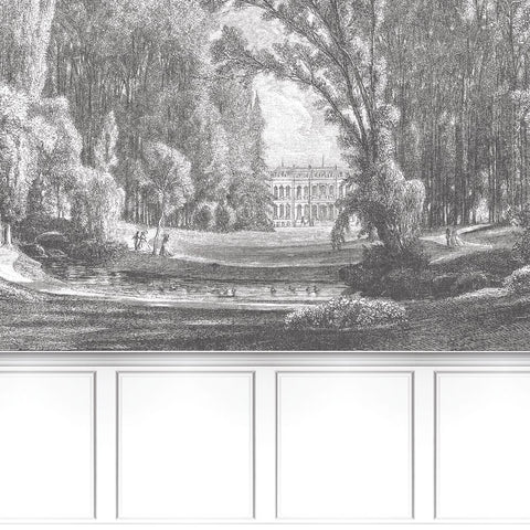Fondo de pantalla panorámico LES BELLES TOILES DE JOUY LBTJ87989207-PAPELHOGAR