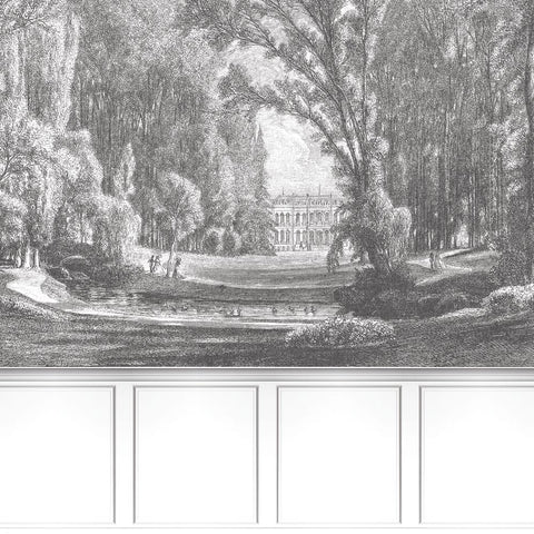 Fondo de pantalla panorámico LES BELLES TOILES DE JOUY LBTJ87989208-PAPELHOGAR