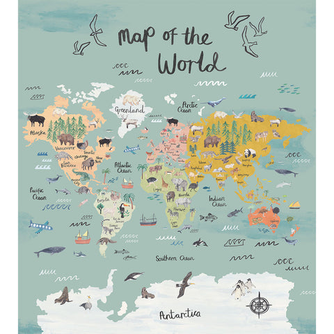Fondo de pantalla panorámico AUTOUR DU MONDE ADM103604501-PAPELHOGAR