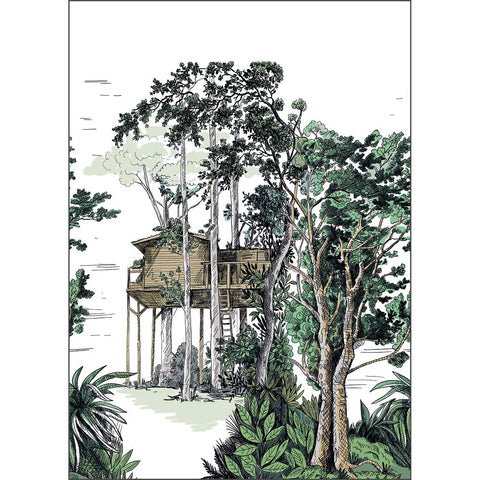 Fondo de pantalla panorámico GREEN LIFE 2 GNL2105420403-PAPELHOGAR